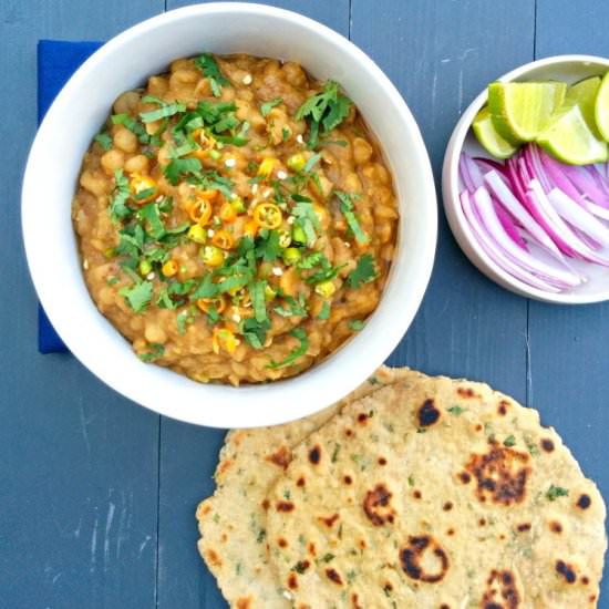 Amritsari Kulcha-Chola Chaat - Recipe photo by naivecookcooks