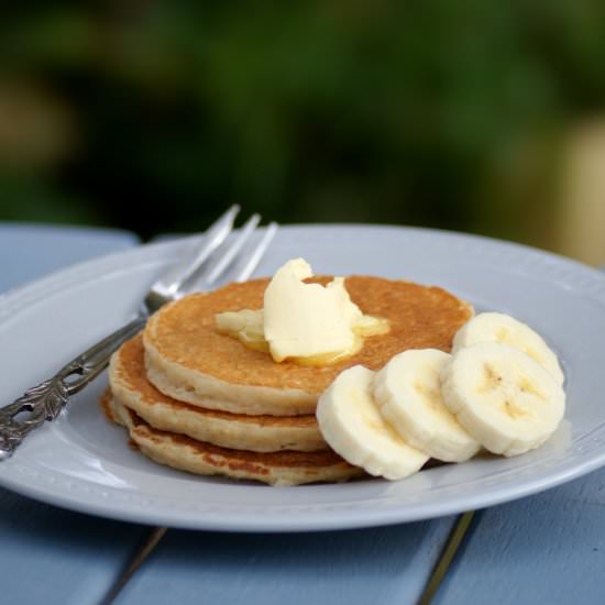 Banana Cottage Cheese Pancakes - Recipe photo by SouthernInLaw