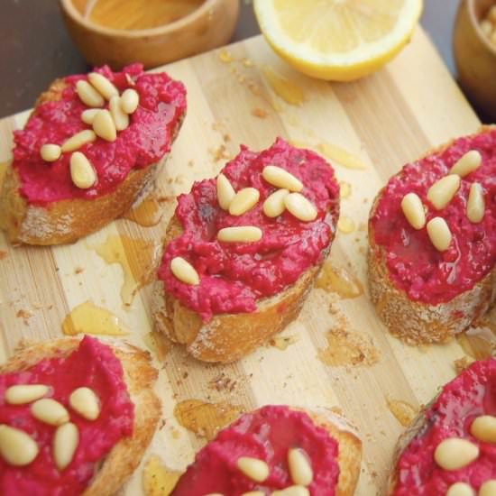 Beetroot Crostini - Recipe photo by marijasmine