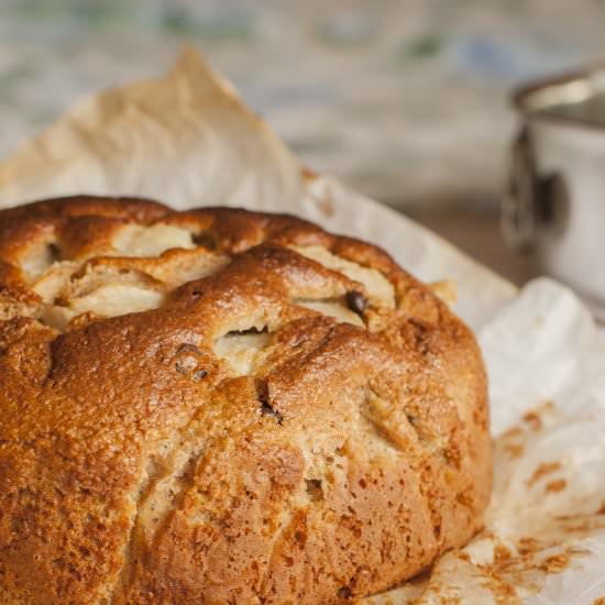 Full Pear and Chocolate Cake - Recipe photo by semplicementelight