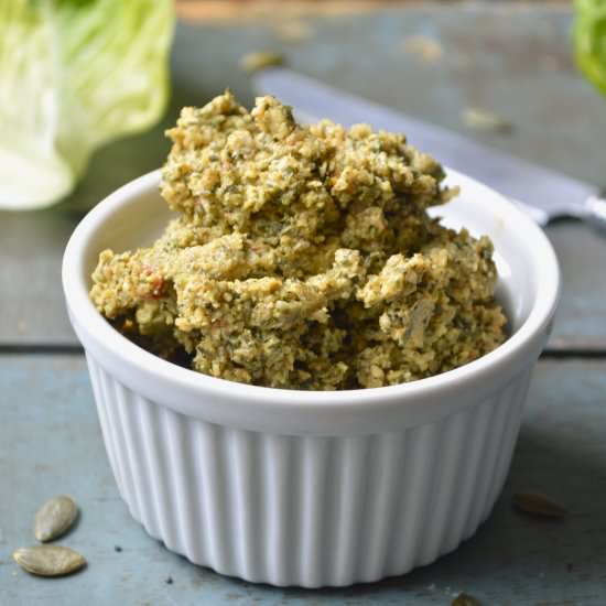 Raw Pumpkin Seed Pate - Recipe photo by Nyoutritious
