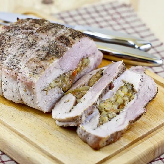 Apple Stuffed Sirloin Roast - Recipe photo by rotinrice