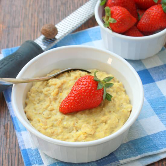 5-Minute Oatmeal Breakfast Custard - Recipe photo by TspCurry