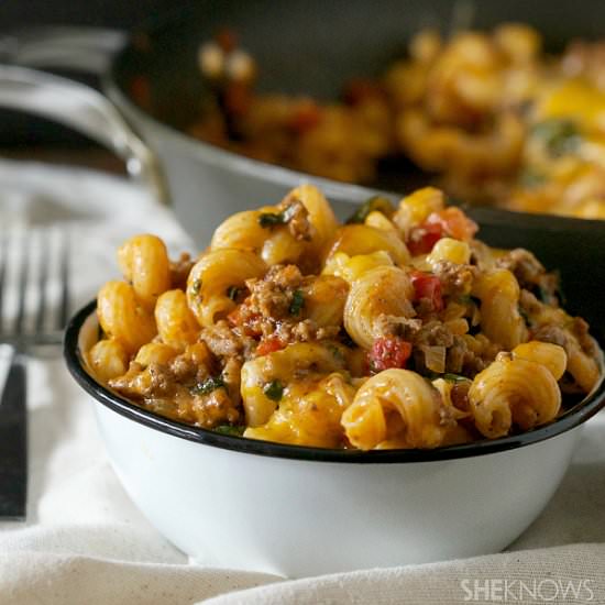 One-Skillet Beef and Mac - Recipe photo by SheKnows Food Editor