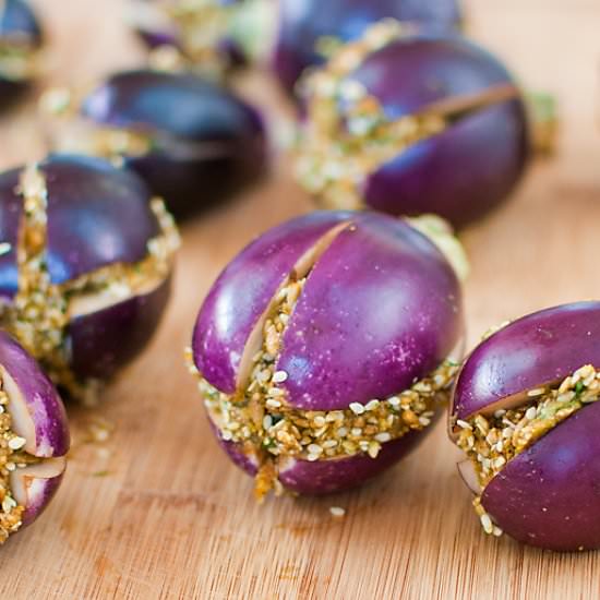 Stuffed Indian Eggplant - Recipe photo by baked in