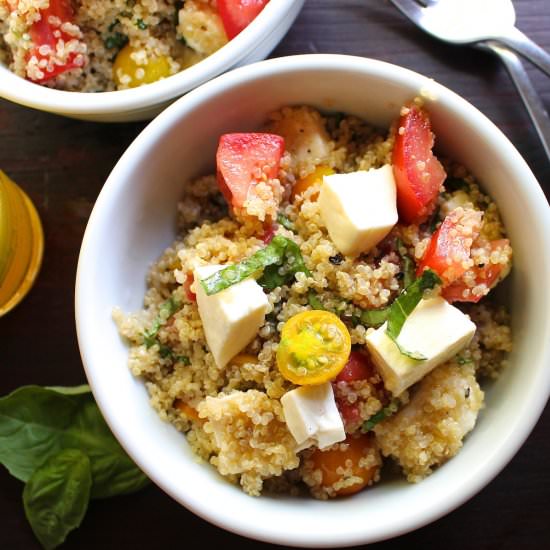 Quinoa Caprese Salad - Recipe photo by LocalSavour