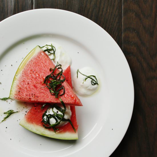 Watermelon with Balkan Granita - Recipe photo by Cocoetcocoa