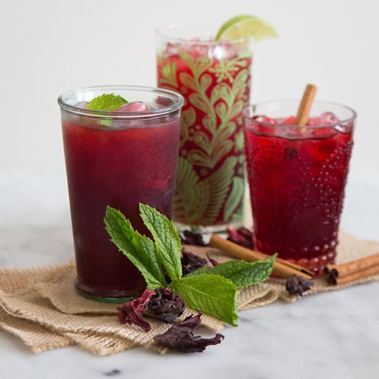 Cold Brew Hibiscus Tea - Recipe photo by the little epicurean