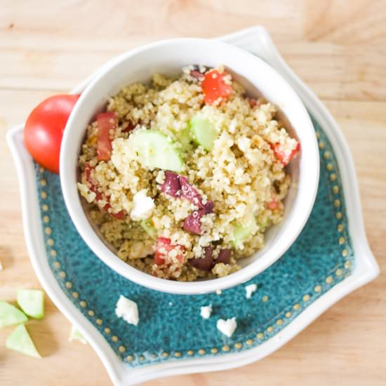 Greek Quinoa Salad - Recipe photo by lemonandolives