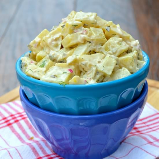 Paleo Potato Salad - Recipe photo by plaidandpaleo