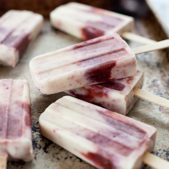 Fig & Goat Cheese Popsicles - Recipe photo by snixykitchen