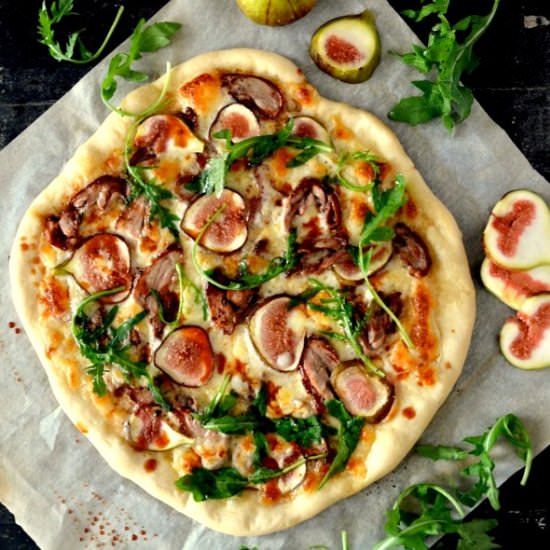 Roast Duck Pizza - Recipe photo by thewoksoflife