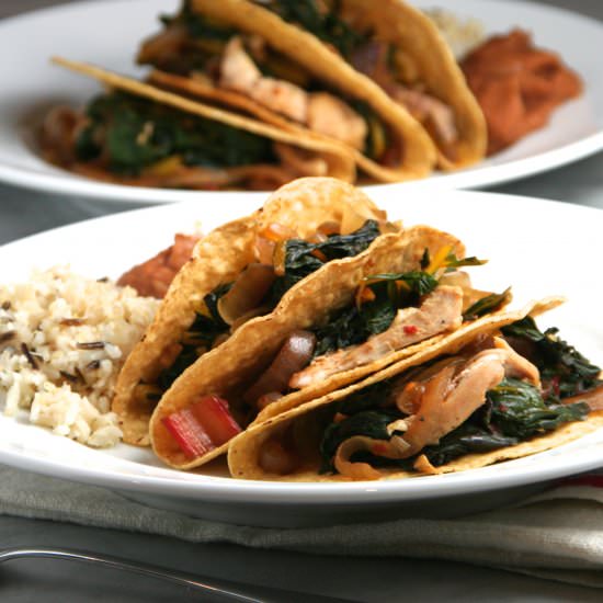 Swiss Chard Tacos - Recipe photo by thebrookcook.wordpress.com