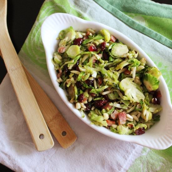 Shaved Brussels Sprouts Salad - Recipe photo by figandcotton