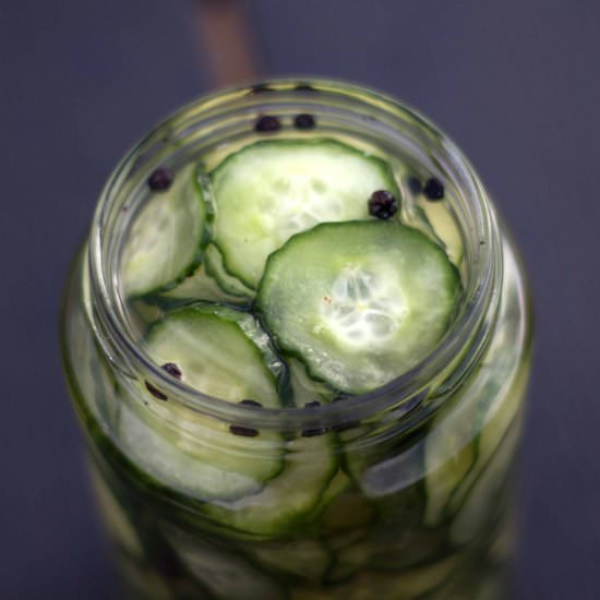 Marinated Cucumber Salad - Recipe photo by Louisesmadblog