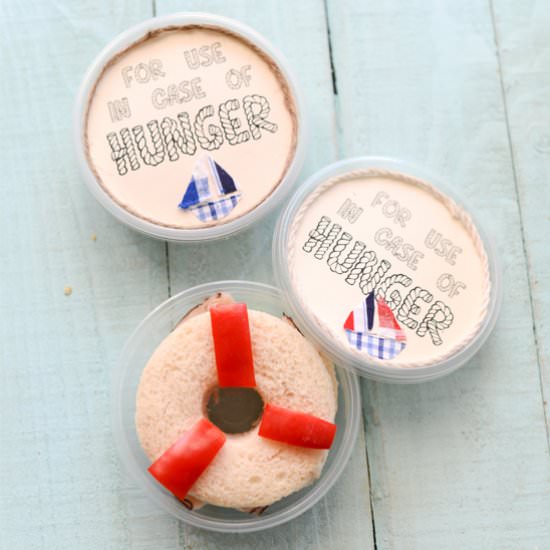 Nautical Life Preserver Sandwich - Recipe photo by tikkido