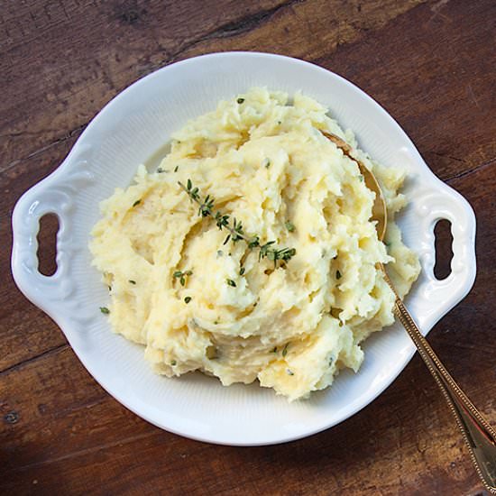 Goat Cheese Mashed Potatoes - Recipe photo by GlamorousBite