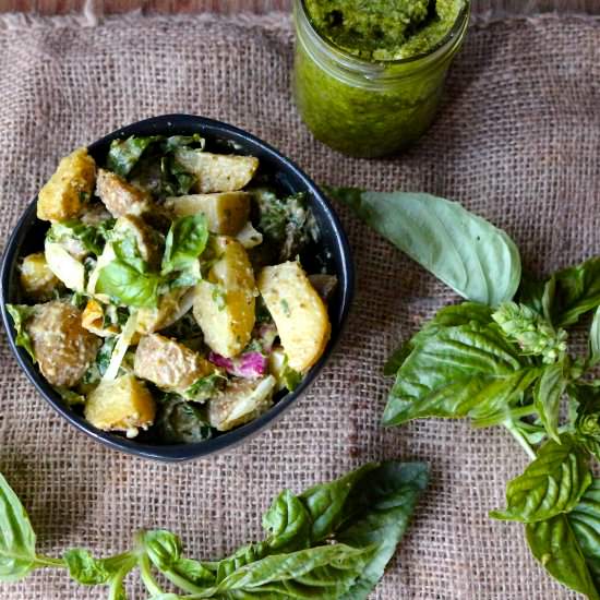 Pesto Potato Salad - Recipe photo by nakedcuisine