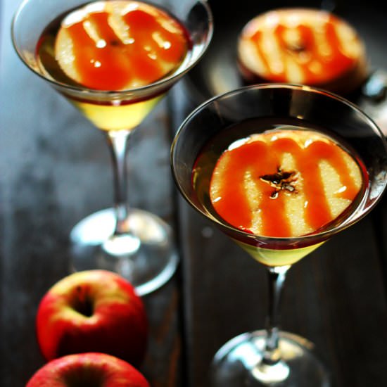 Caramel Apple Martini - Recipe photo by Cooks With Cocktails