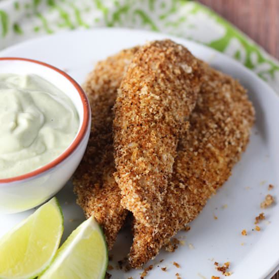 Tex -Mex Chicken Tenders - Recipe photo by cookingforkeeps