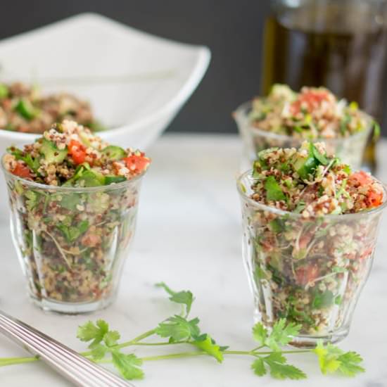 Herbed Quinoa Salad - Recipe photo by The Salty Tomato LC