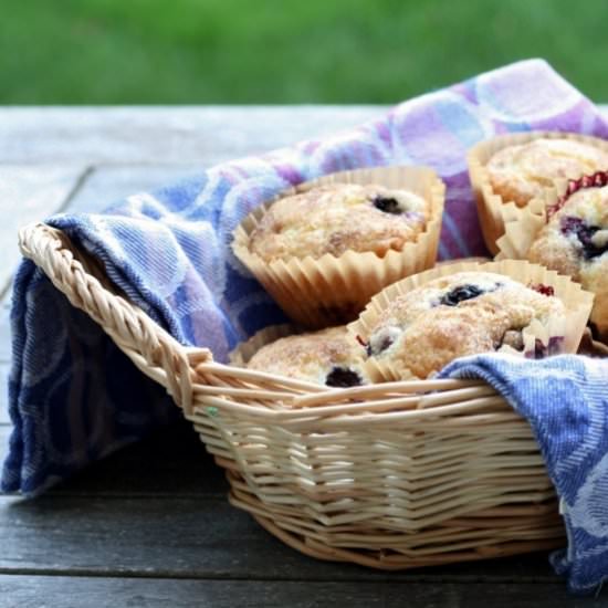 Dairy-Free Blueberry Muffins - Recipe photo by dawnkl