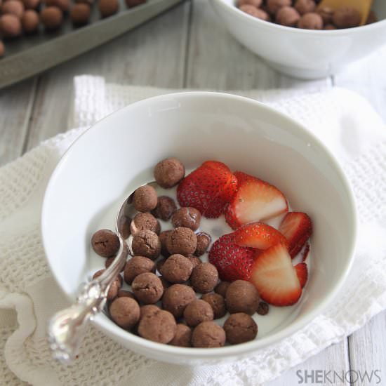 Chocolate Cereal Puffs - Recipe photo by SheKnows Food Editor