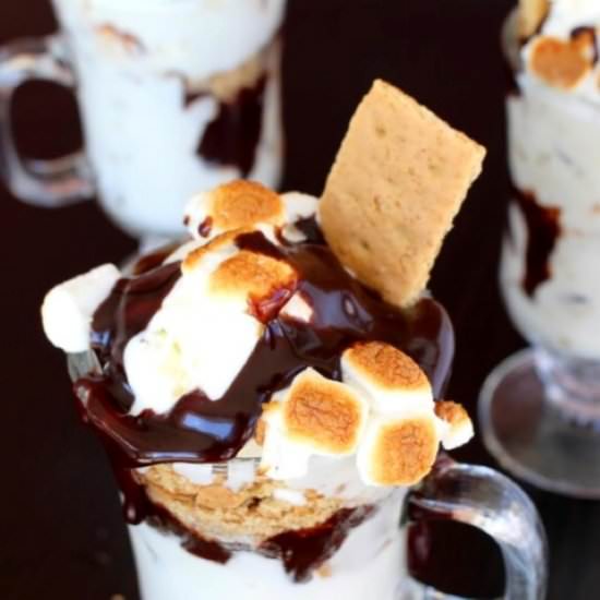 S'mores Sundaes - Recipe photo by chocolatewithgrace
