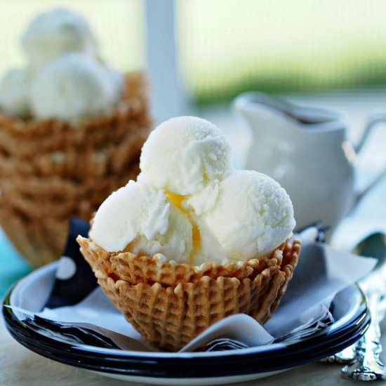 Homemade Vanilla Ice Cream - Recipe photo by simply sated