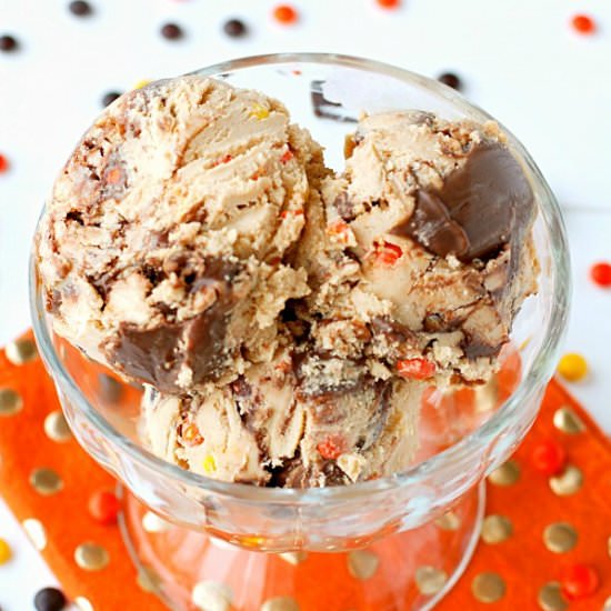 Loaded Peanut Butter Ice Cream - Recipe photo by FoodFolksandFun