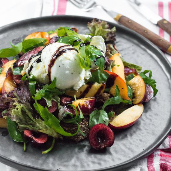 Stonefruit Caprese - Recipe photo by flowersonmyplate