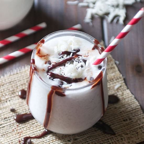 Chocolate Coconut Milkshake - Recipe photo by thealmondeater