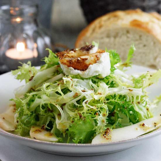 Salad with pears and goat cheese - Recipe photo by stylish living