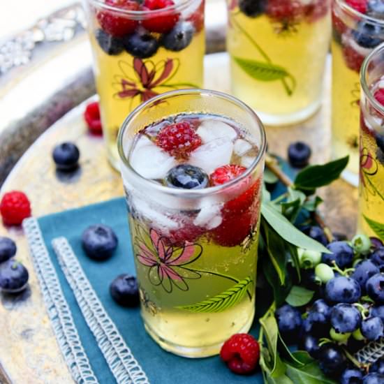 Passion Fruit and Berries Sparkler - Recipe photo by afarmgirlsdabbles