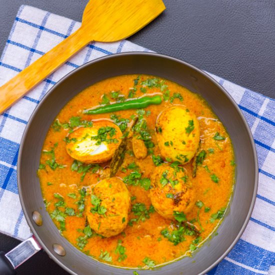 Eggs in Yogurt Sauce - Recipe photo by Priyanka DK