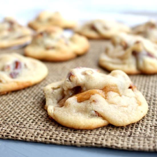 Caramel Stuffed Pretzel Cookies - Recipe photo by chocolatewithgrace