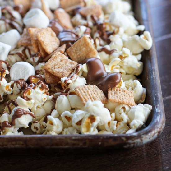 S'mores Popcorn - Recipe photo by CookingWithJax
