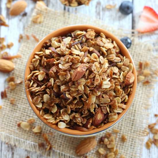 Maple Coconut Granola - Recipe photo by thebelleofthekitchen