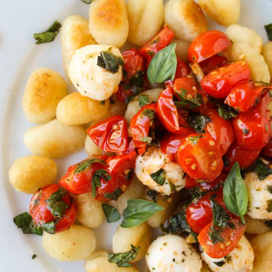 Caramelized Gnocchi with Tomatoes - Recipe photo by The Food Charlatan