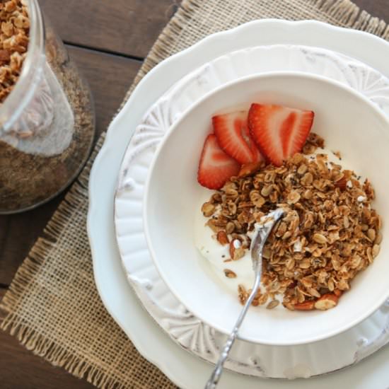 Coconut Almond Granola - Recipe photo by LaurendaMarie