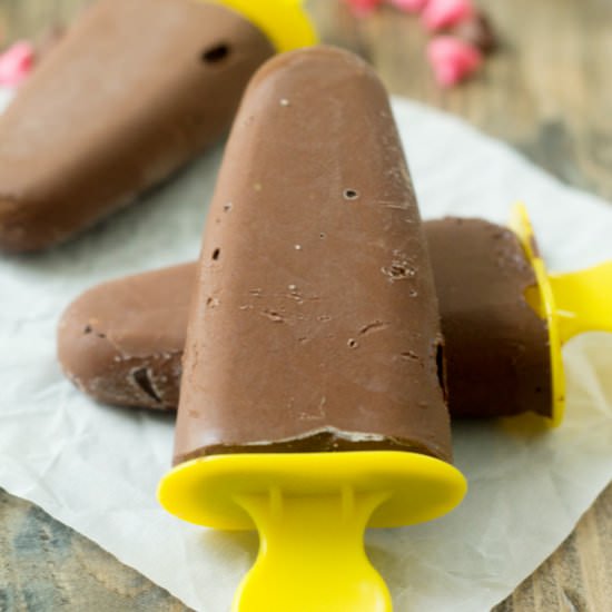 Dairy-Free Fudgsicles - Recipe photo by galonamission