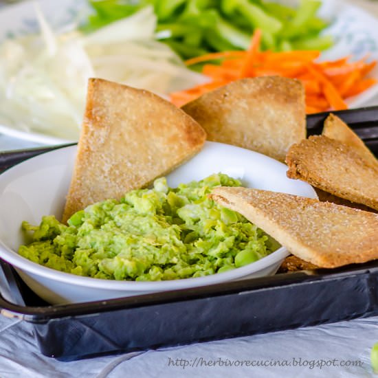 Green Chickpeas Hummus - Recipe photo by Herbivore Cucina