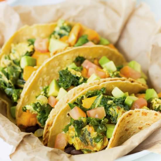 Superfood Breakfast Tacos - Recipe photo by PrimaveraKitchen