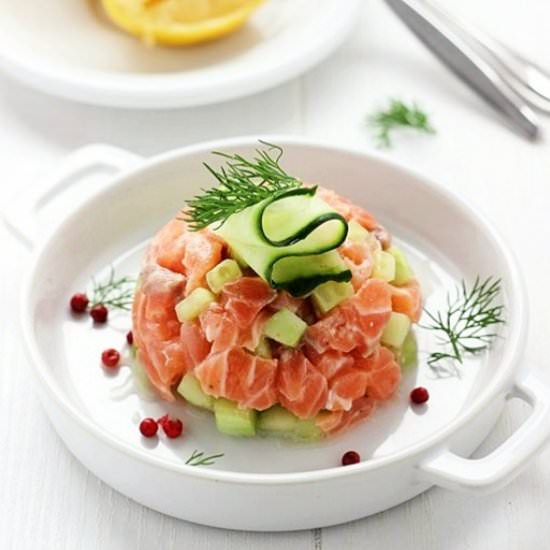 Salmon tartare - Recipe photo by momi
