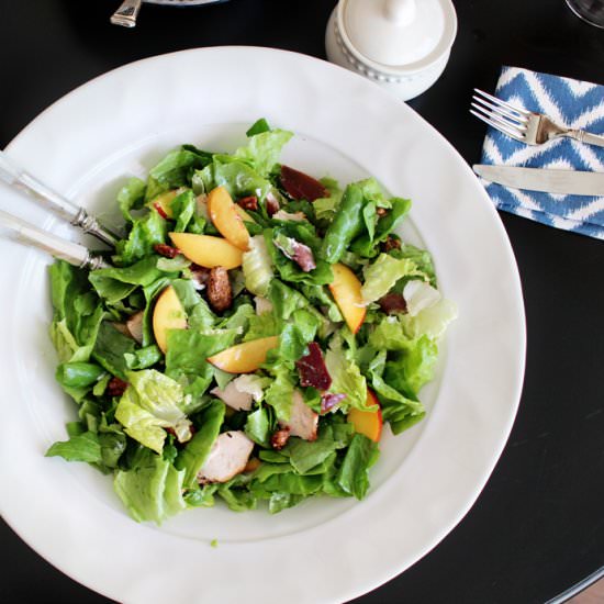 Peach and Prosciutto Salad - Recipe photo by figandcotton