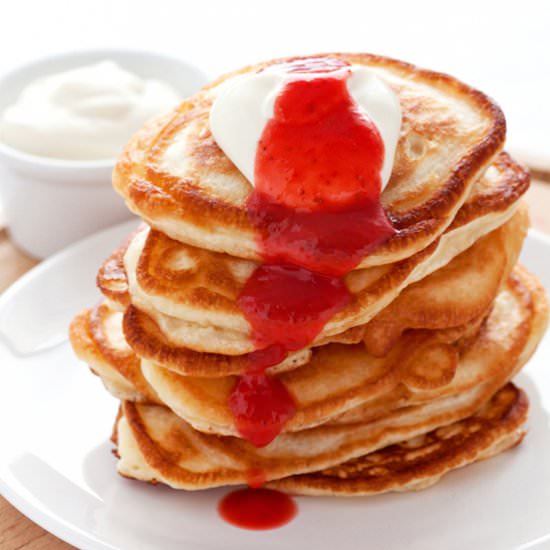 Sour Milk Polish Pancakes - Recipe photo by Fotokulinarnie