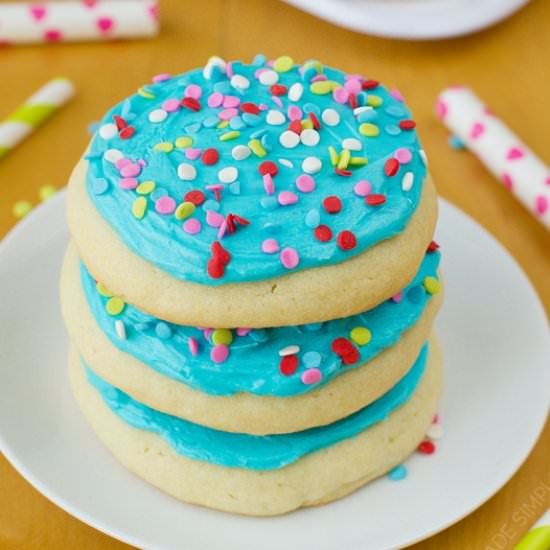 Lofthouse Style Jumbo Sugar Cookies - Recipe photo by Life Made Simple