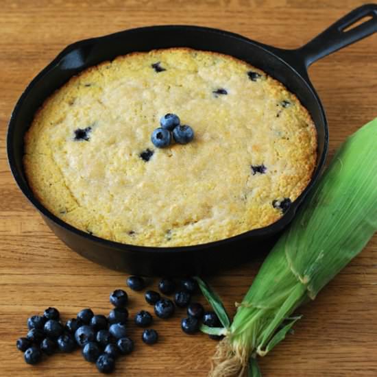 Blueberry Breakfast Cornbread - Recipe photo by culinarymamas