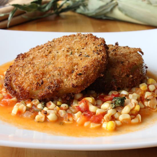 Fried Green Tomatoes - Recipe photo by HowToFeedaLoon