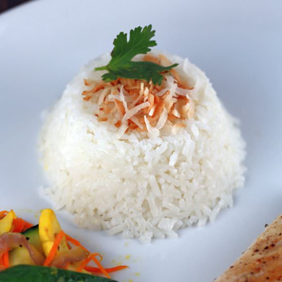 Aromatic Jasmine Coconut Rice - Recipe photo by Jessica Gavin